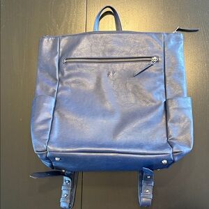 Blue Freshly Picked Minimal Diaper Bag